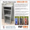 Mueble Dispensador protección Covid-19